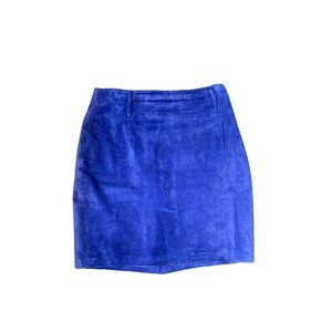 Vintage Express Suede Skirt - 9